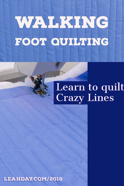 learn walking foot quilting